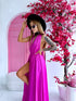 Long dress "SIEVIŠĶĪBA" - LIGHT FUCHSIA